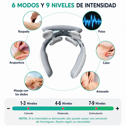 Masajeador EMS Cervical Para el Estrés